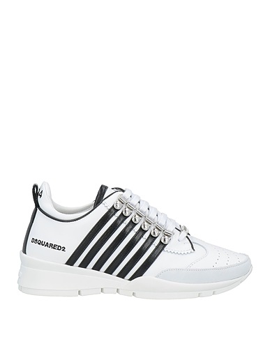 DSQUARED2 Sneakers Weiß Kalbsleder