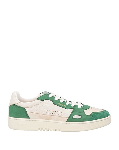AXEL ARIGATO Sneakers Dark green Leather, Textile fibers