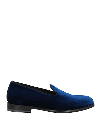 FRANCESCO PACE Loafers Blue Textile fibres