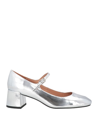 BIBI LOU Pumps Silber Leder