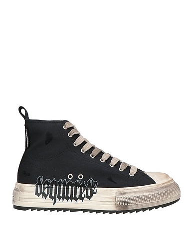 DSQUARED2 Sneakers Μαύρο Ίνες υφασμάτων