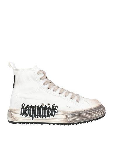 DSQUARED2 Sneakers White Textile fibers