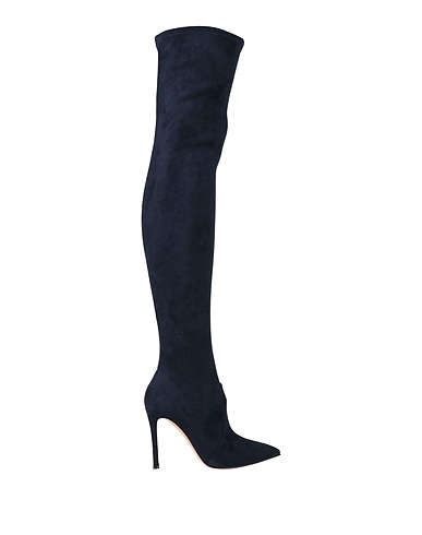 CASADEI Boots Navy Textile fibers