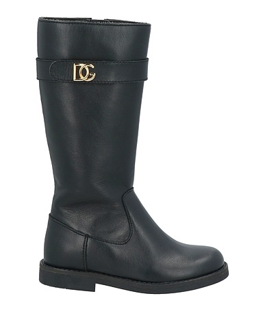 DOLCE&GABBANA Stivaletti Nero 100% Pelle di vitello