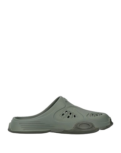 OAKLEY Mules and clogs Military green Rubber