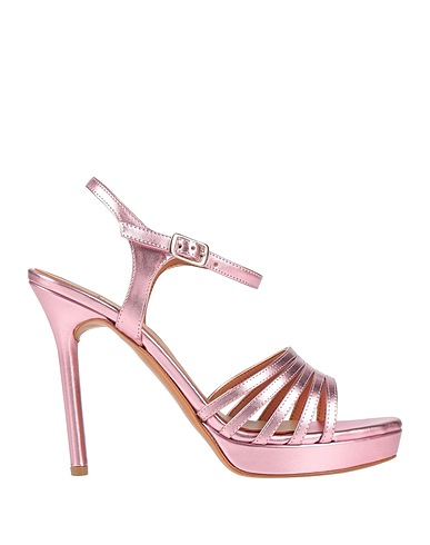 L'AMOUR by ALBANO Sandals Pink Textile fibres