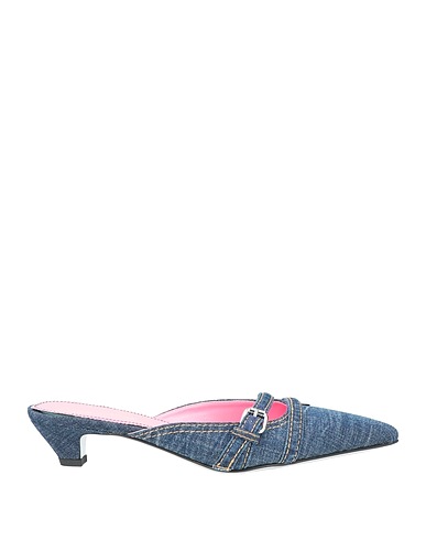DSQUARED2 Mules and clogs Blue Textile fibres