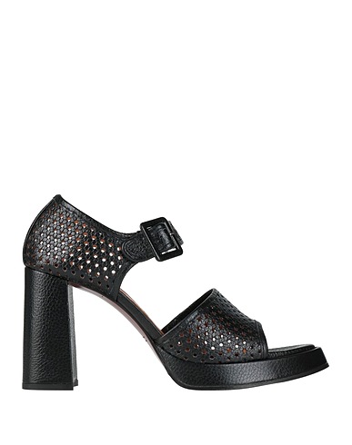 CHIE MIHARA Sandals Black Leather