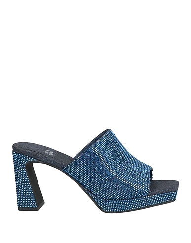JEFFREY CAMPBELL Sandals Blue Textile fibres