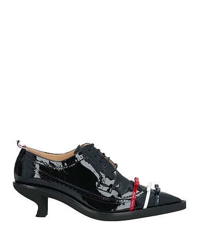 THOM BROWNE Laced shoes Black Leather