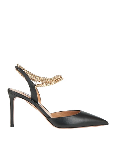 AQUAZZURA Pump Black Leather