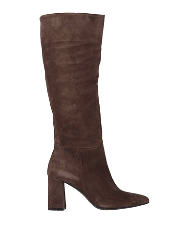 C.WALDORF Boots Khaki Leather
