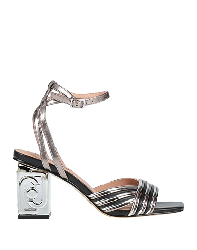 LIU •JO Sandals Silver Synthetic fibers