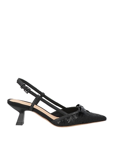 ROBERTO FESTA Court Black Leather, Textile fibres