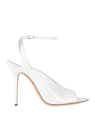 CASADEI Sandals White Leather