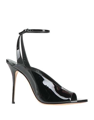 CASADEI Sandals Black Leather