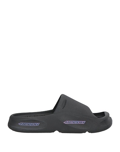 HERON PRESTON Sandals Black Rubber