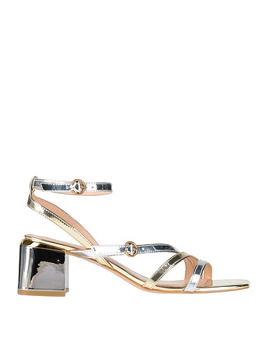 PINKO Sandals Gold Plastic