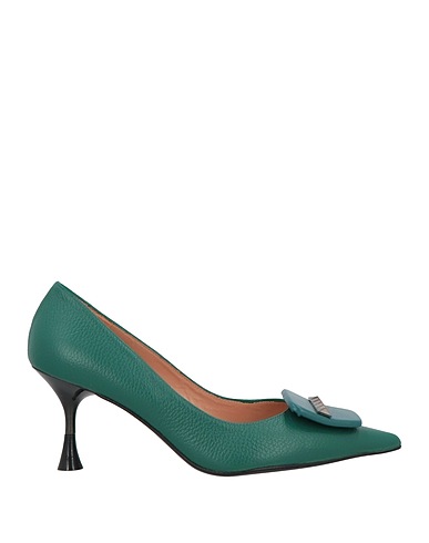 EZZIO Pump Dark green Leather