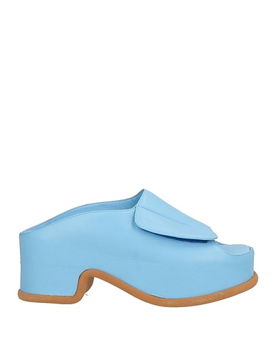 DRIES VAN NOTEN Sandals Light blue Leather