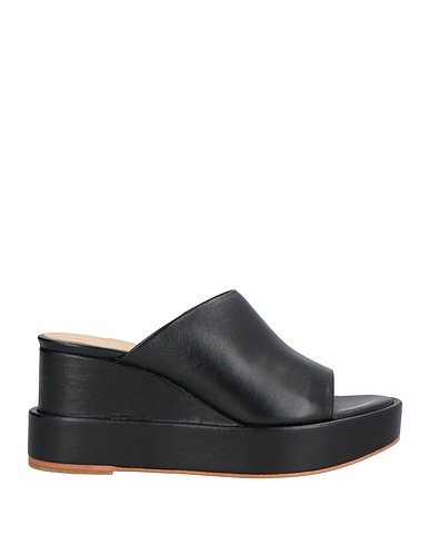 PALOMA BARCELÓ Sandals Black Leather