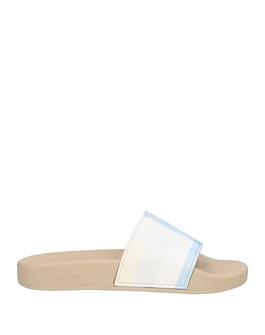 BURBERRY Hausschuhe Himmelblau Gummi