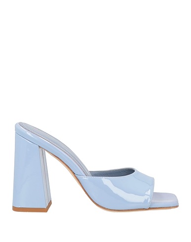 LIVIANA CONTI Sandals Light blue 100% Leather