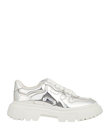 HOGAN Sneakers Silver Textile fibres