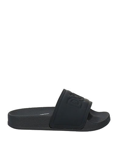 DOLCE&GABBANA Beach sandals  Black 100% Calfskin
