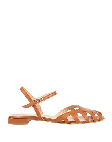 SHOEROOM Sandals Brown Leather