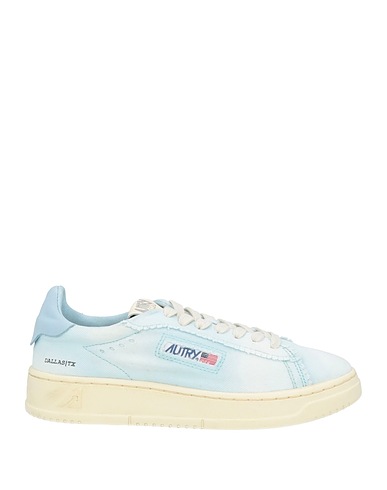 AUTRY Sneakers Sky blue Textile fibres, Leather