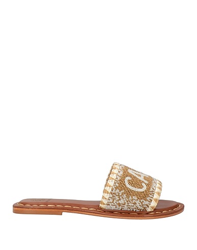 DE SIENA Sandals Sand Textile fibres