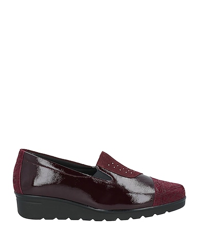 SUSIMODA Loafers Burgundy Leather