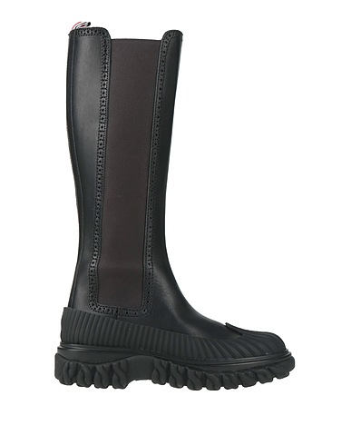 THOM BROWNE Boots Black Calfskin, Rubber