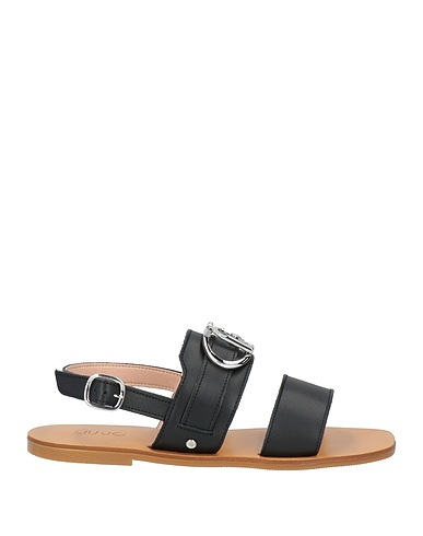 LIU •JO Sandals Black Calfskin