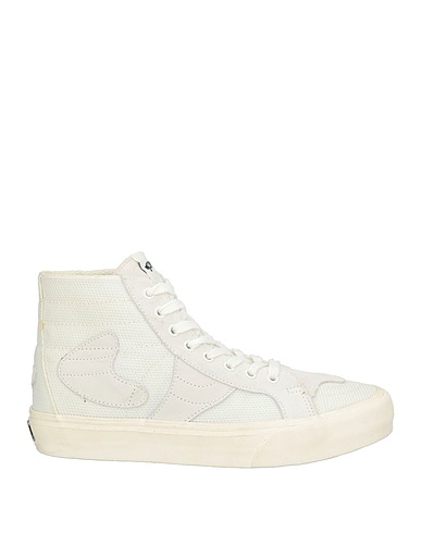 VANS VAULT Sneakers Off white Textile fibers, Leather