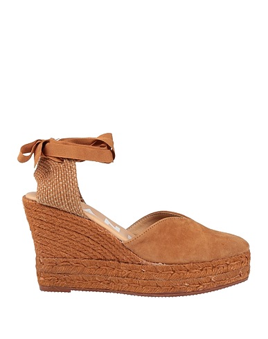 MANEBÍ Espadrilles Camel Leather