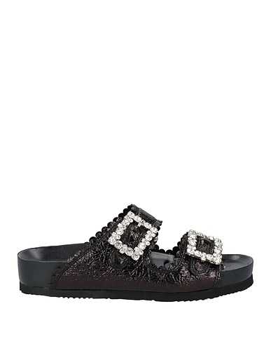 SUECOMMA BONNIE Sandali Nero Pelle