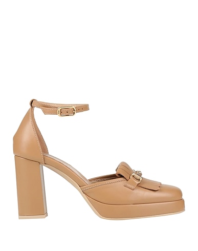 NERO GIARDINI Pump Camel Leather
