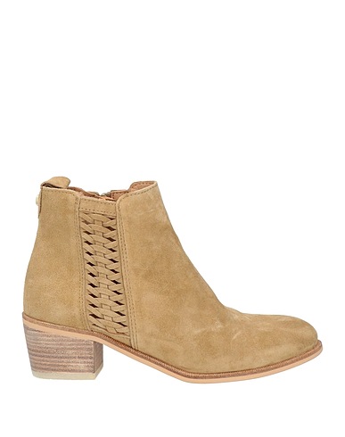 ALPE WOMAN SHOES Stivaletti Beige Pelle