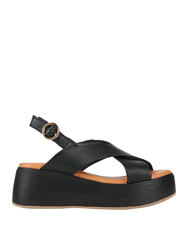 EPOCHE' XI Sandals Black Leather