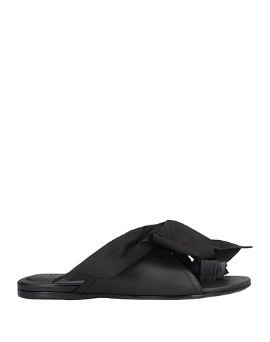 HIGH Flip flops Black Leather