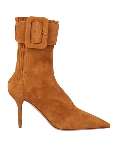 AQUAZZURA Ankle boot Camel Leather