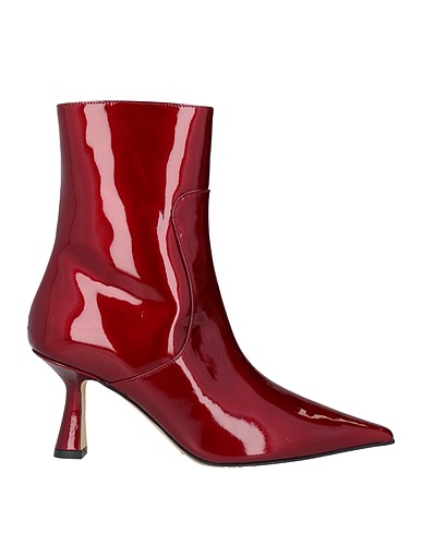 AEYDE Stiefelette Rot Leder