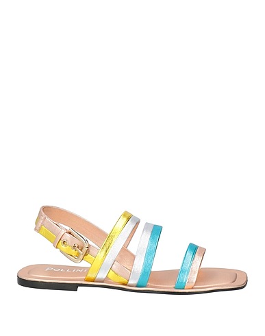 POLLINI Sandals Copper Leather