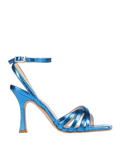 GIO PALMA Sandals Bright blue Textile fibres
