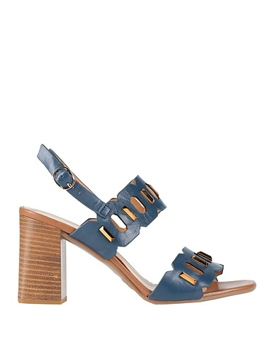 REPO Sandals Pastel blue Leather
