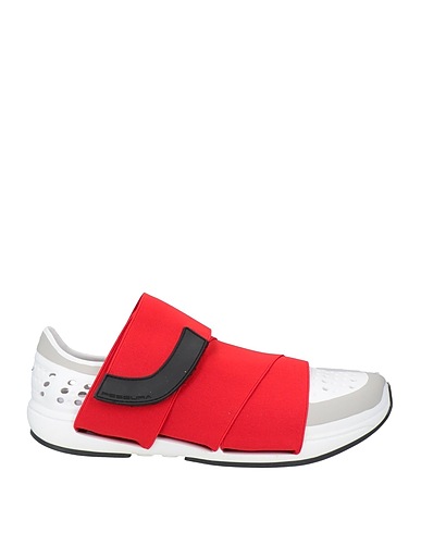 FESSURA Sneakers Rosso Fibre tessili, Gomma