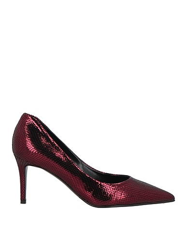 LELLA BALDI Pump Plum Leather