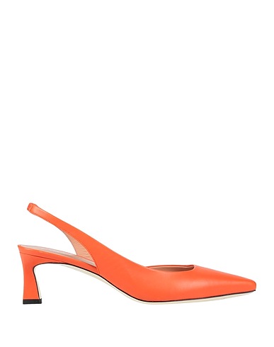 POLLINI Pumps Orange Leder